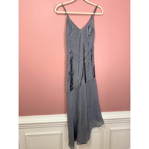 Fleur du mal Slip Dress in Mr. Grey Size Small - Picture 3 of 9
